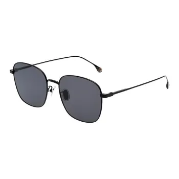 Paul Smith Plate Frame Irregular Shape Sunglasses Unisex Black