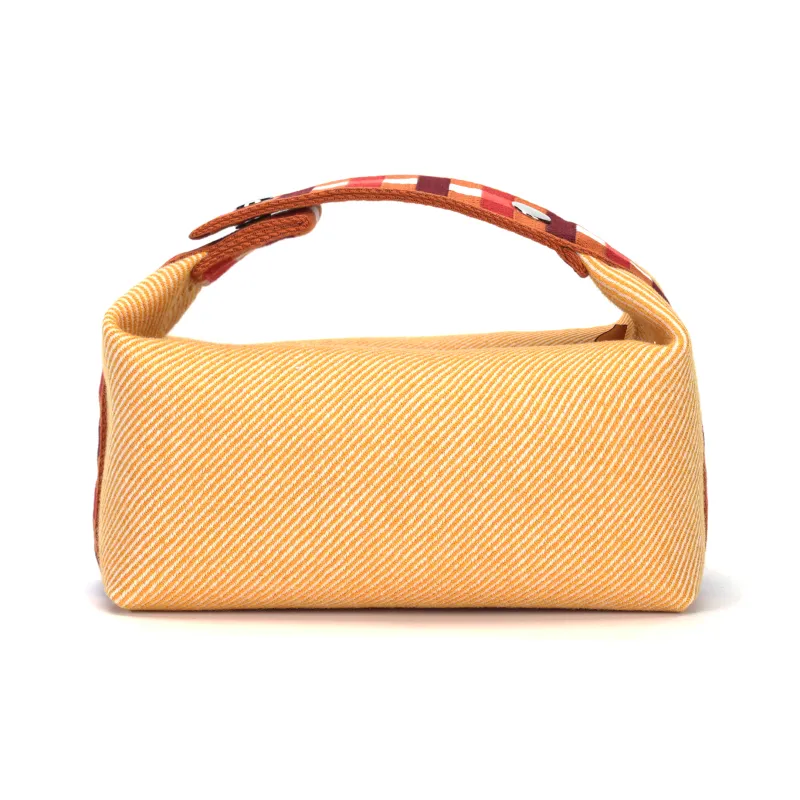 HERMES Bride-a-Brac Toiletry Bags Light Yellow Umber - POIZON