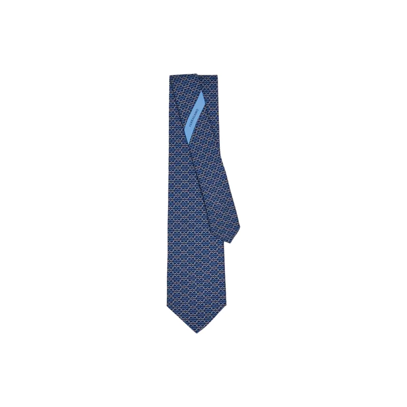 Ferragamo Gancini Printed Tie-1