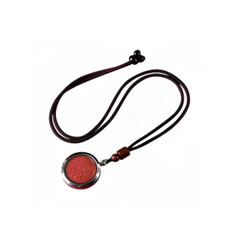 YUGONGYUAN Reconstructed Cinnabar Necklaces Unisex