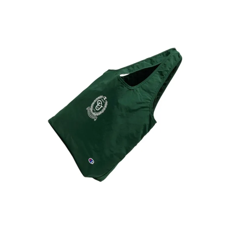 Champion Nylon Tote Bag Shopping Bag Handbag Regular Unisex Dark Green-1