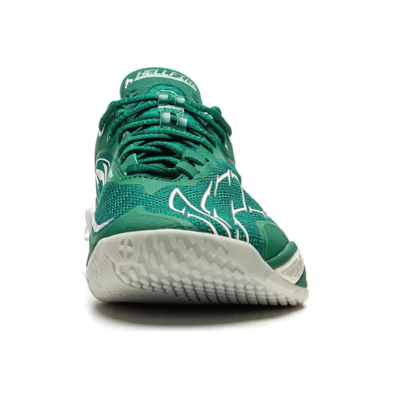 LiNing Flash Strike 11 Anti Slip And Wear Resistant Coverage Low Top Basketball Shoes Men's Green-4