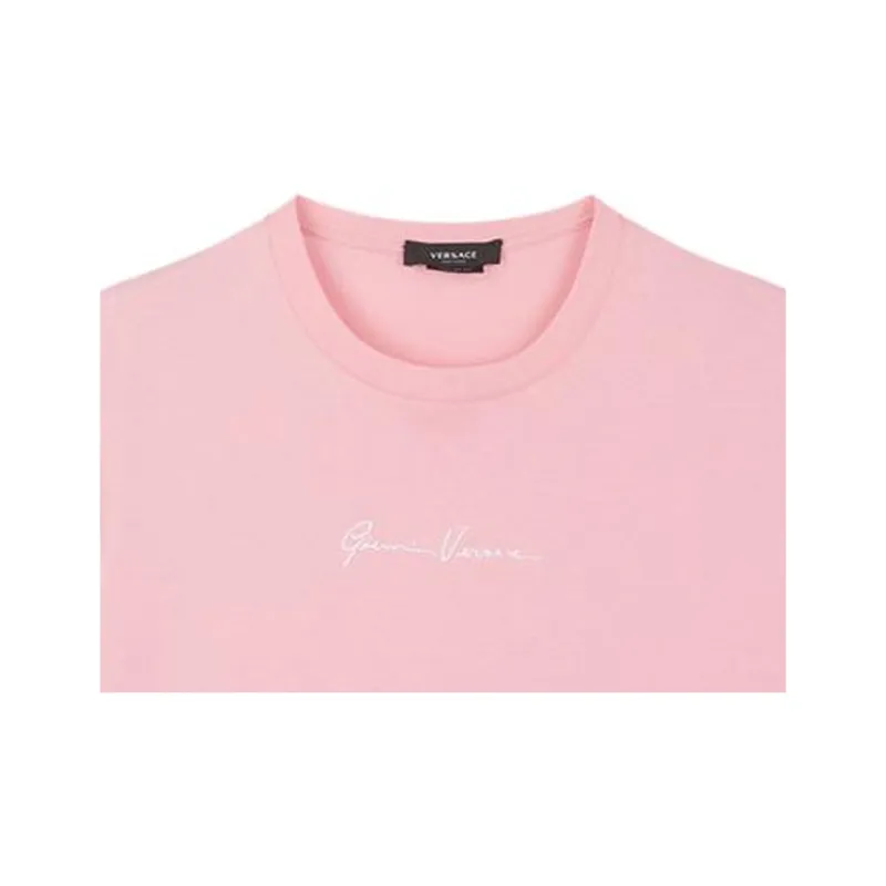 VERSACE T-Shirts Men Pink-2