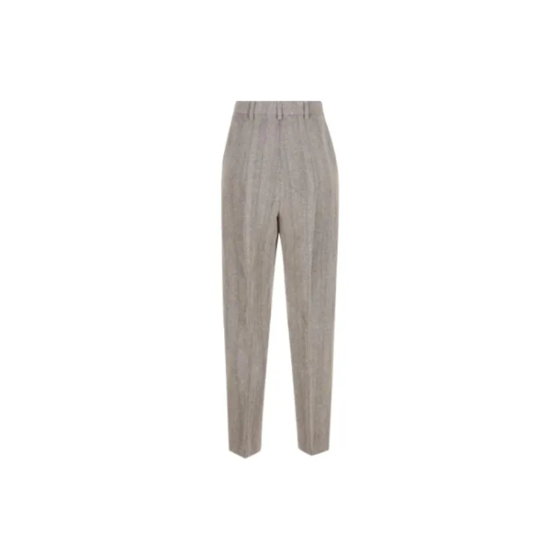 Loro Piana Pressed Crease Tapered Trousers-1