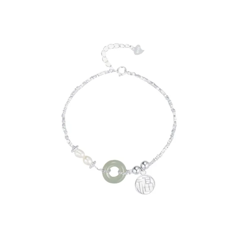 CHINA GOLD Bracelets White Jade/Pale Greenish White Jade Women's-0
