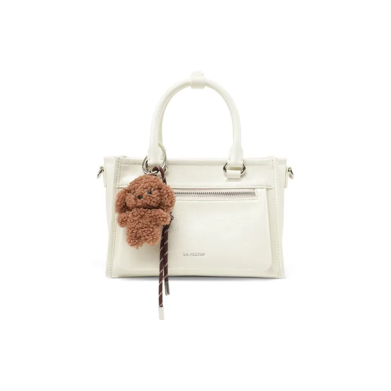 LA FESTIN Top Grain Cow Leather Crossbody Bag Commute Handbag Medium Size Women's Multicolor-14