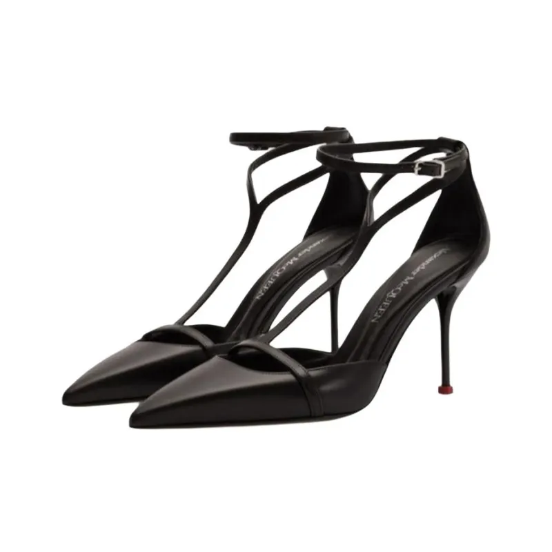 Alexander McQueen Slim Heel High Heels Women's Black-2