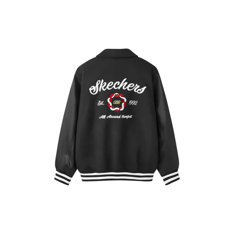 Skechers New Year Collection Sports Lifestyle Collection Jacket Men's Carbon Black/0018-1
