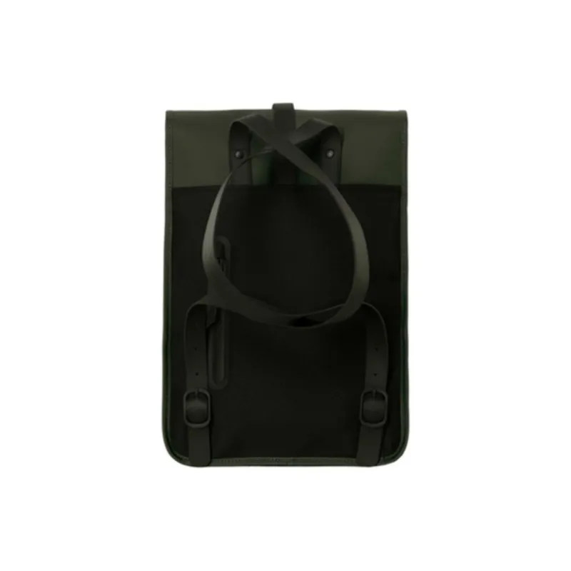 Rains Polyester Backpack Small Size Unisex Green-1