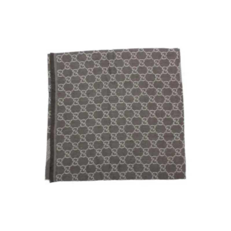 GUCCI 2000-2015 Gg Wool Scarf Scarves-1
