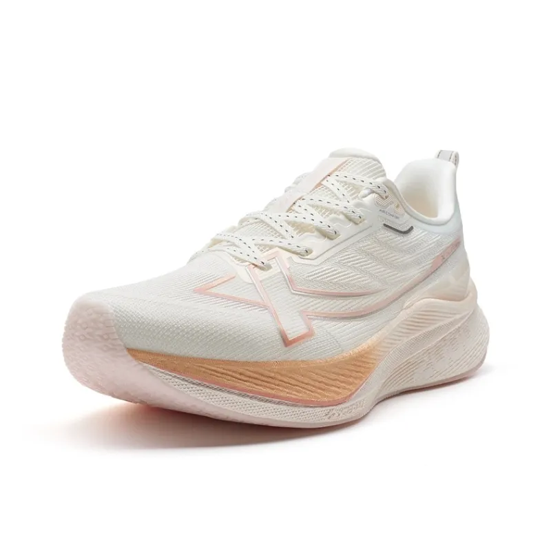 XTEP 2000km 3.0 Running Shoes Women's Low Top Sail White/Pure Pink/Cherry Blossom Pink-2