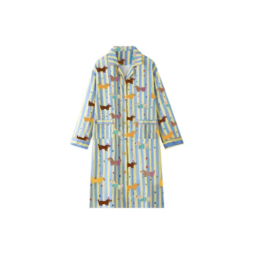 Han Ziduo Nightgown Women's Blue