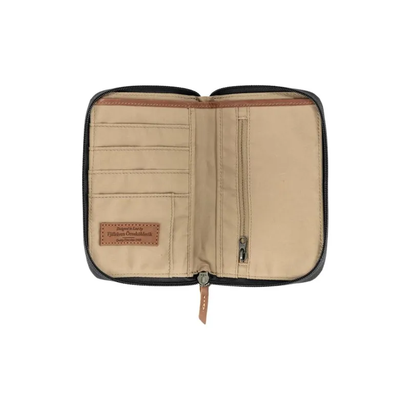 Fjallraven Recycled Polyester Passport Holder Unisex Black-2