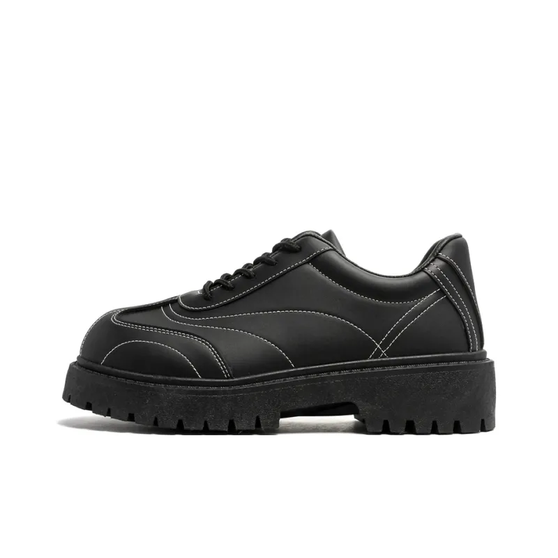 Fawn Miri Anti Slip Wear Resistant Low Top Casual Shoes Men's Black-4