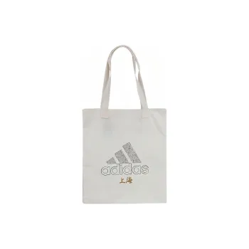 Adidas Cotton Tote Bag Shopping Bag Handbag Shoulder Bag Regular Unisex White