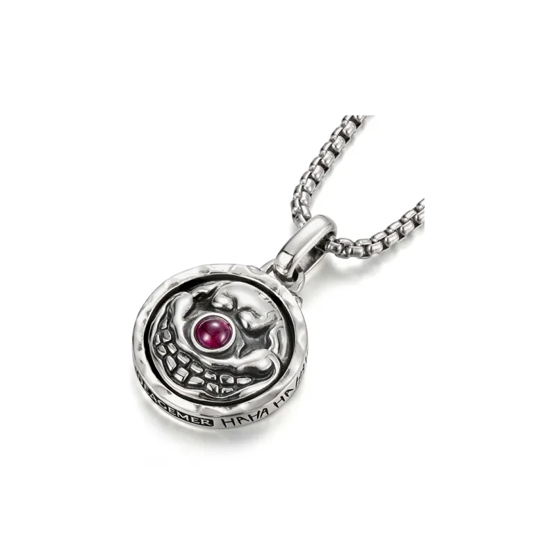 IDEAGEMER 925 Sterling Silver Necklaces Men's-7