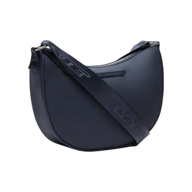 LACOSTE Fabric Crossbody Bag Shoulder Bag Small Size Women's Dark Blue-3