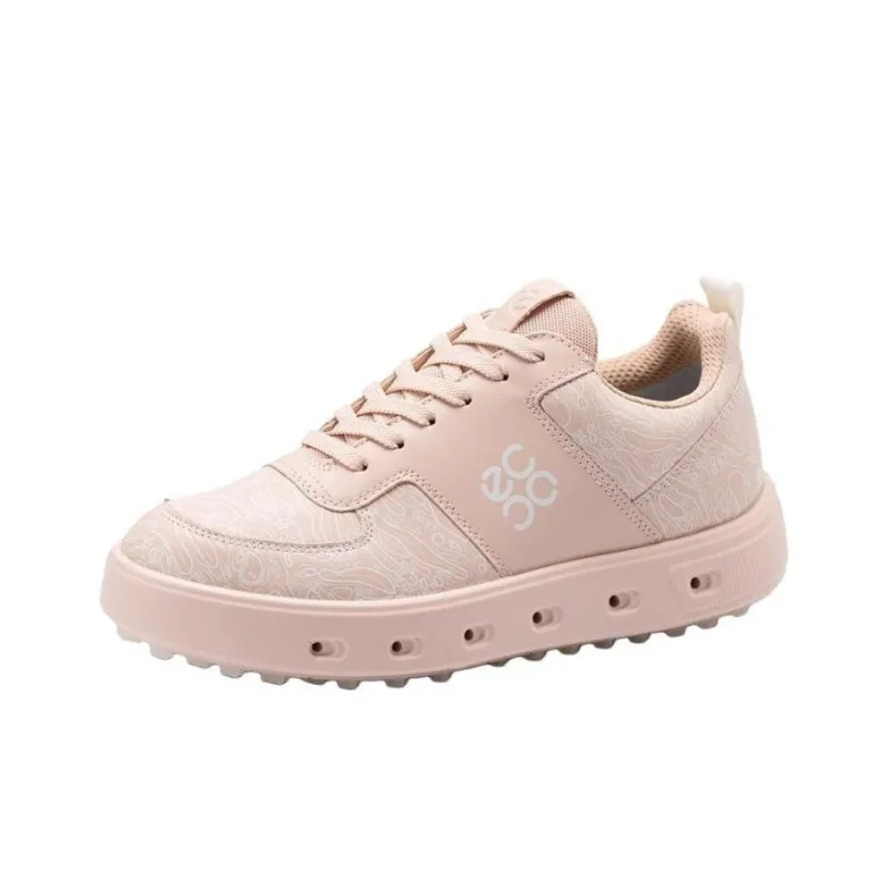 Ecco GOLF STREET 720 Low Top Skateboard Shoes Women's Pink-0
