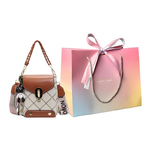 Yalu PU One Shoulder Handbag Women's Multicolor-42