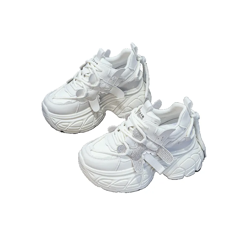 The Mystery Of Glamour Height Increasing Low Top Chunky Sneakers Women's-1