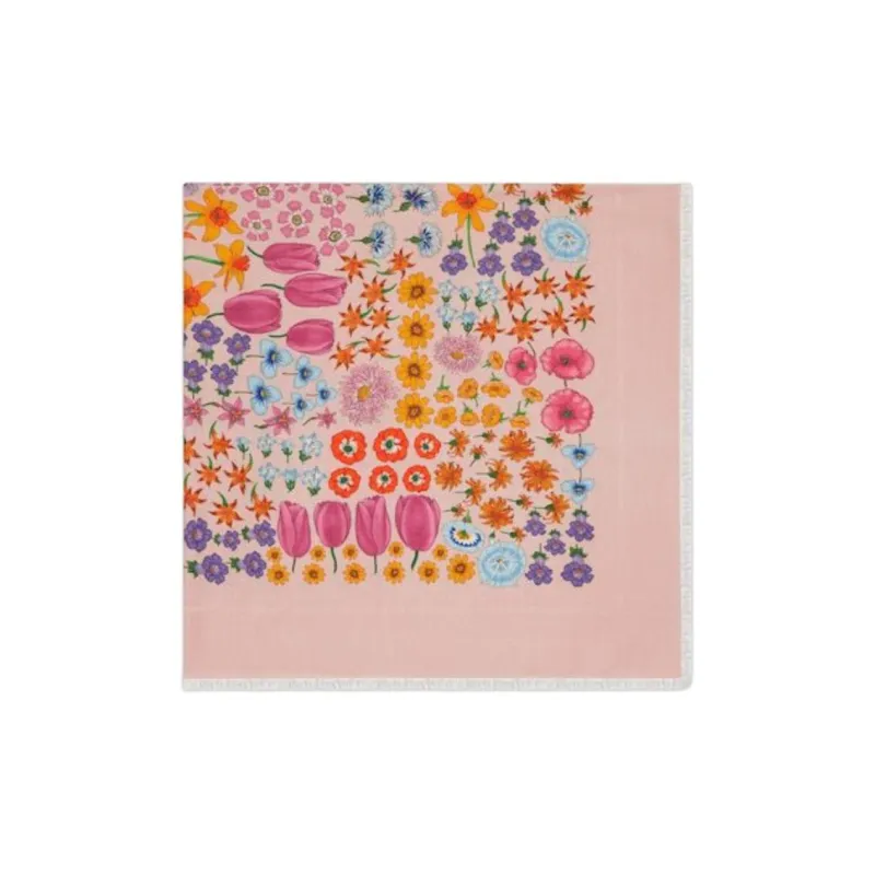 GUCCI Silk, Wool, Silk Scarves Unisex Pink-1
