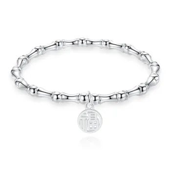 CHINA GOLD 990 Silver Bracelets Women's