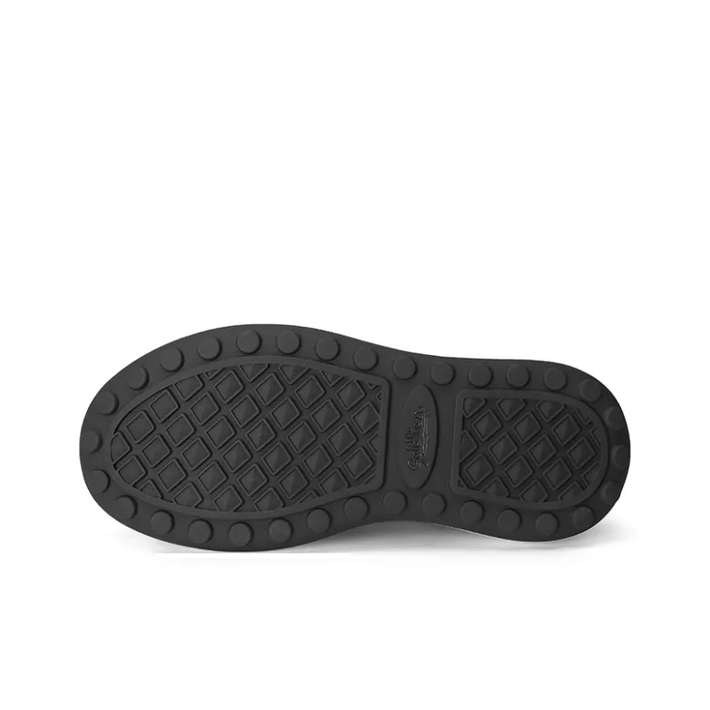 GOLDLION Slip Resistant Low Top Skateboard Shoes Men's White/Black-4