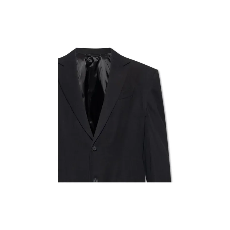 Balenciaga Business Suit Coat, Loose Fit Men's Black-5