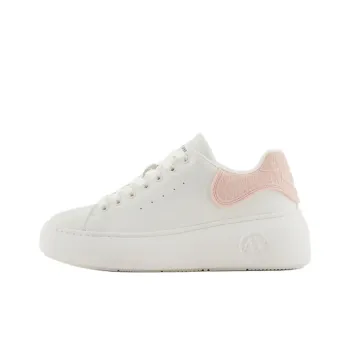 ARMANI EXCHANGEAE Low Top Casual Shoes Women's White Pink