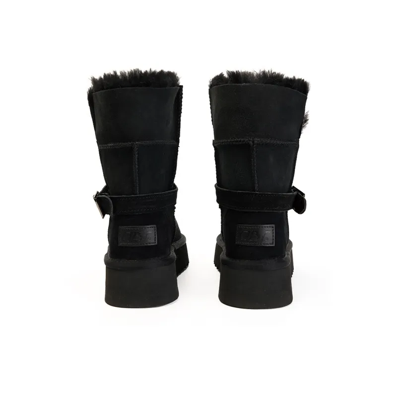 ABIDJAN Warm Winter Series Warm Height Increasing Crew Snow Boots Women's-11
