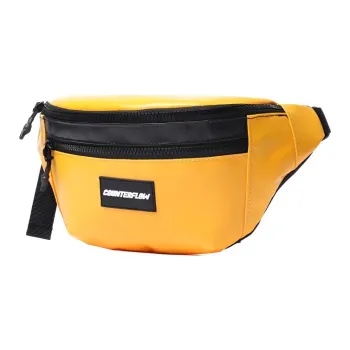 LiNing Polyester Sling Bag Fanny Pack Regular Unisex Yellow
