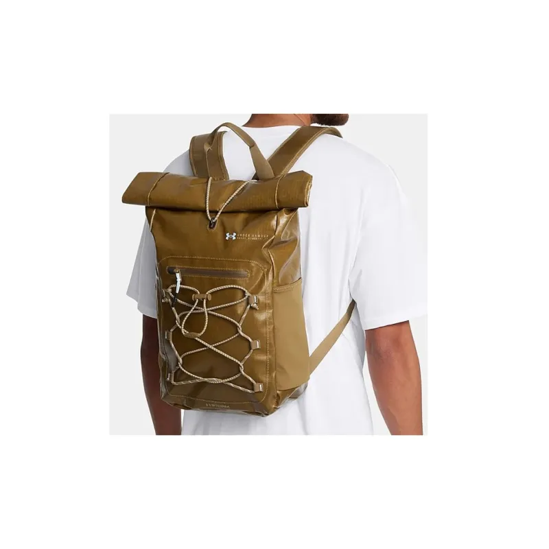 Under Armour Polyester Backpack Small Size Unisex Suburban Coyote Brown-2
