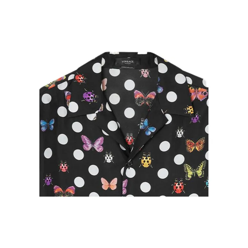 VERSACE Shirts Men Black-4