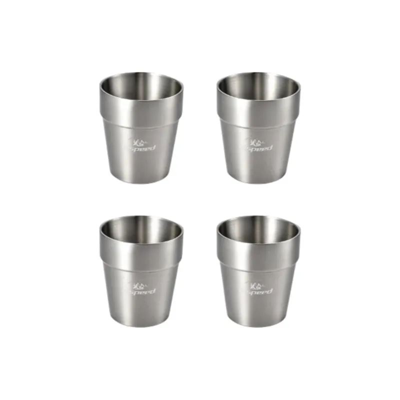 Hispeed Outdoor Water Equipment Stainless Steel 0.25L-0
