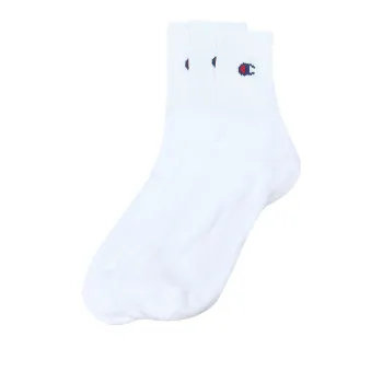 Champion Mid-Calf Socks Unisex 3 Pack White