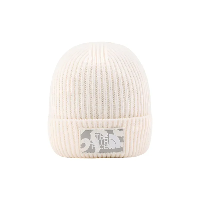 THE NORTH FACE Knitted Fabric Beanies Unisex White/Black-1