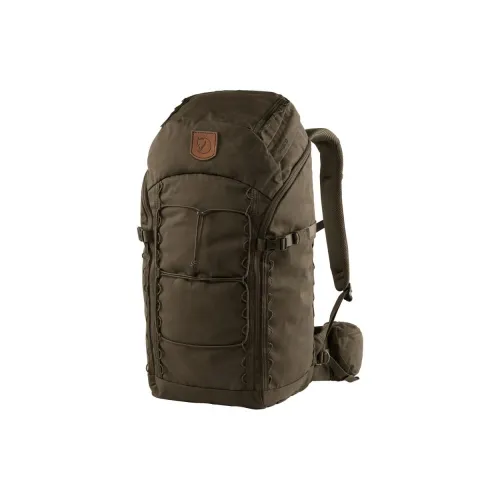 Fjallraven Recycled Polyester Backpack Men's Dark Olive