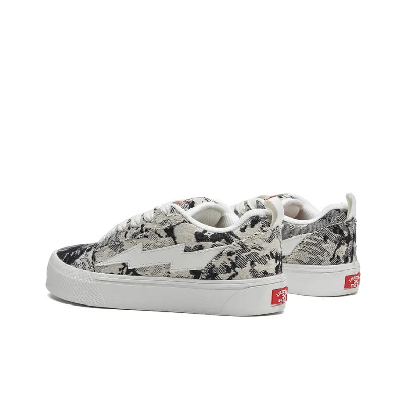 Siningdynamic Anti Slip Wear Resistant Low Top Skateboard Shoes Unisex-4