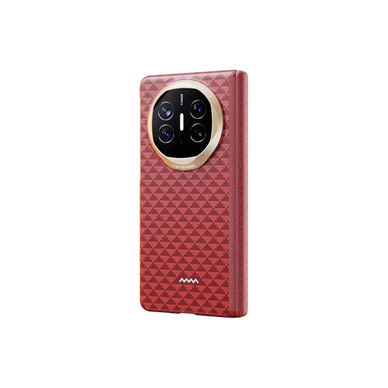 Defense Aramid Material Source Collection Center Axis Model Phone Case Compatibility Huawei Mate X6/Collectible-7