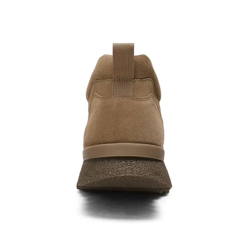 GOLDLION Ankle Boots Men Black/Earth Yellow-6