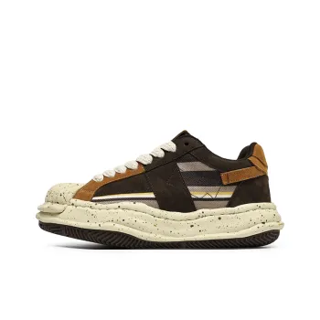 Angelmi Anti Slip And Wear Resistant Coverage Low Top Skateboard Shoes Unisex Brown