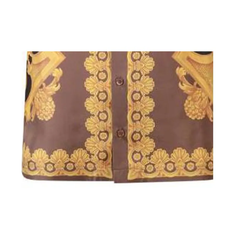 FANSIZHE SS23 Shirt Men's Brown-4
