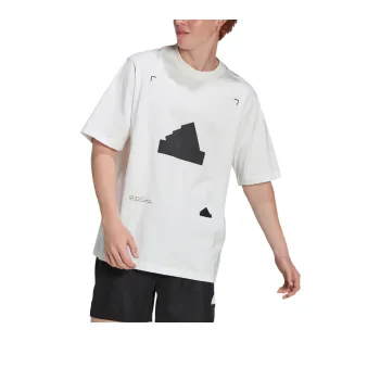 Adidas Set in Sleeve T Shirt Men's White