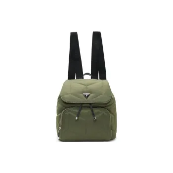 GUESS Artificial Leather Backpack Medium Size Women's Green