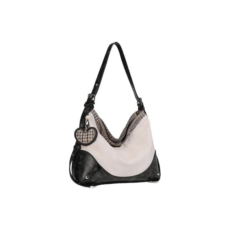 OCTSUI PU Shoulder Bag Regular Women's Off White/khaki-2