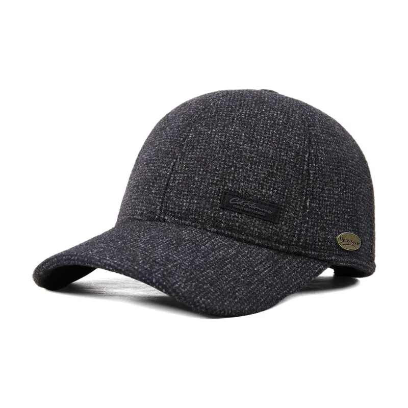 DENSSYNE Woolen Baseball Caps Men's-1