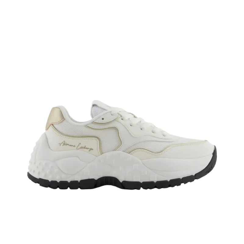 ARMANI EXCHANGEAE Low Top Chunky Sneakers Women's White-1