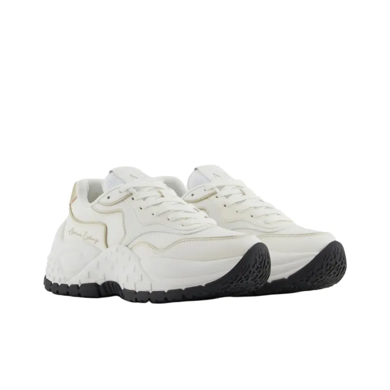 ARMANI EXCHANGEAE Low Top Chunky Sneakers Women's White-2