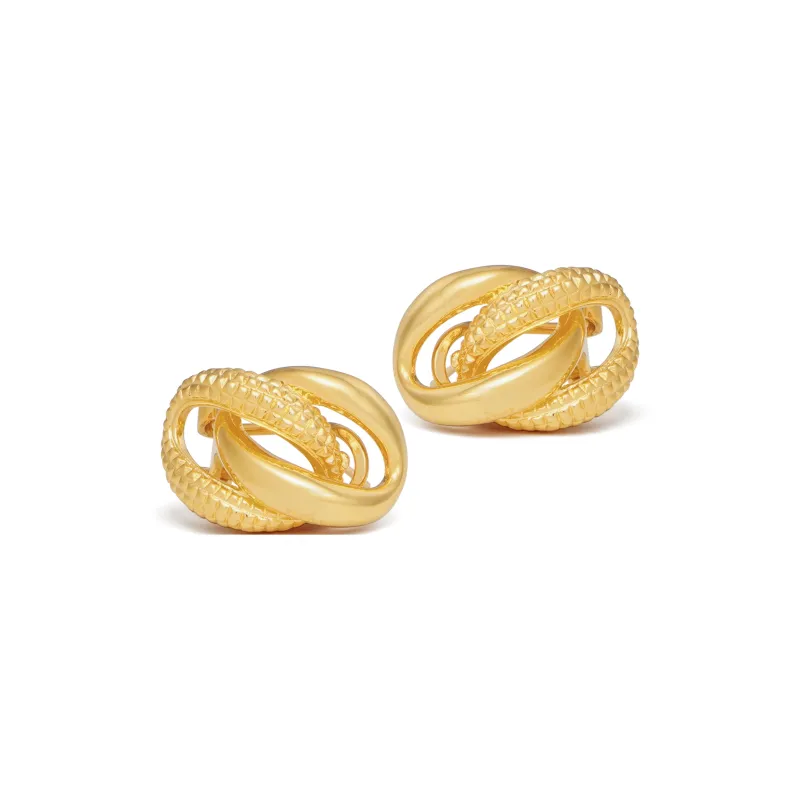 RSNY Gold Plated Copper Earrings Women's-5