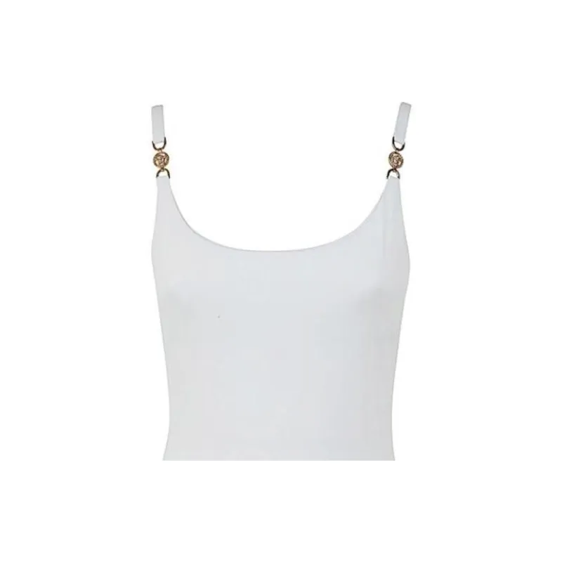 VERSACE One-piece Swimsuit Women's White-3